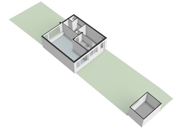 Floorplan - Mendelstraat 61, 1431 KM Aalsmeer